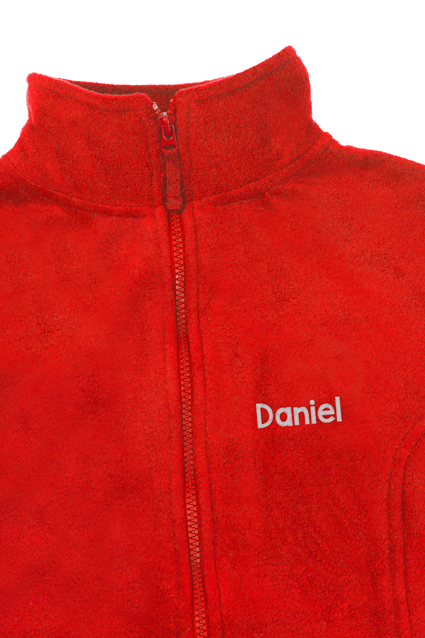 Chaqueta Polar Sanitario Hombre Personalizado – Color Rojo T.E.S-3