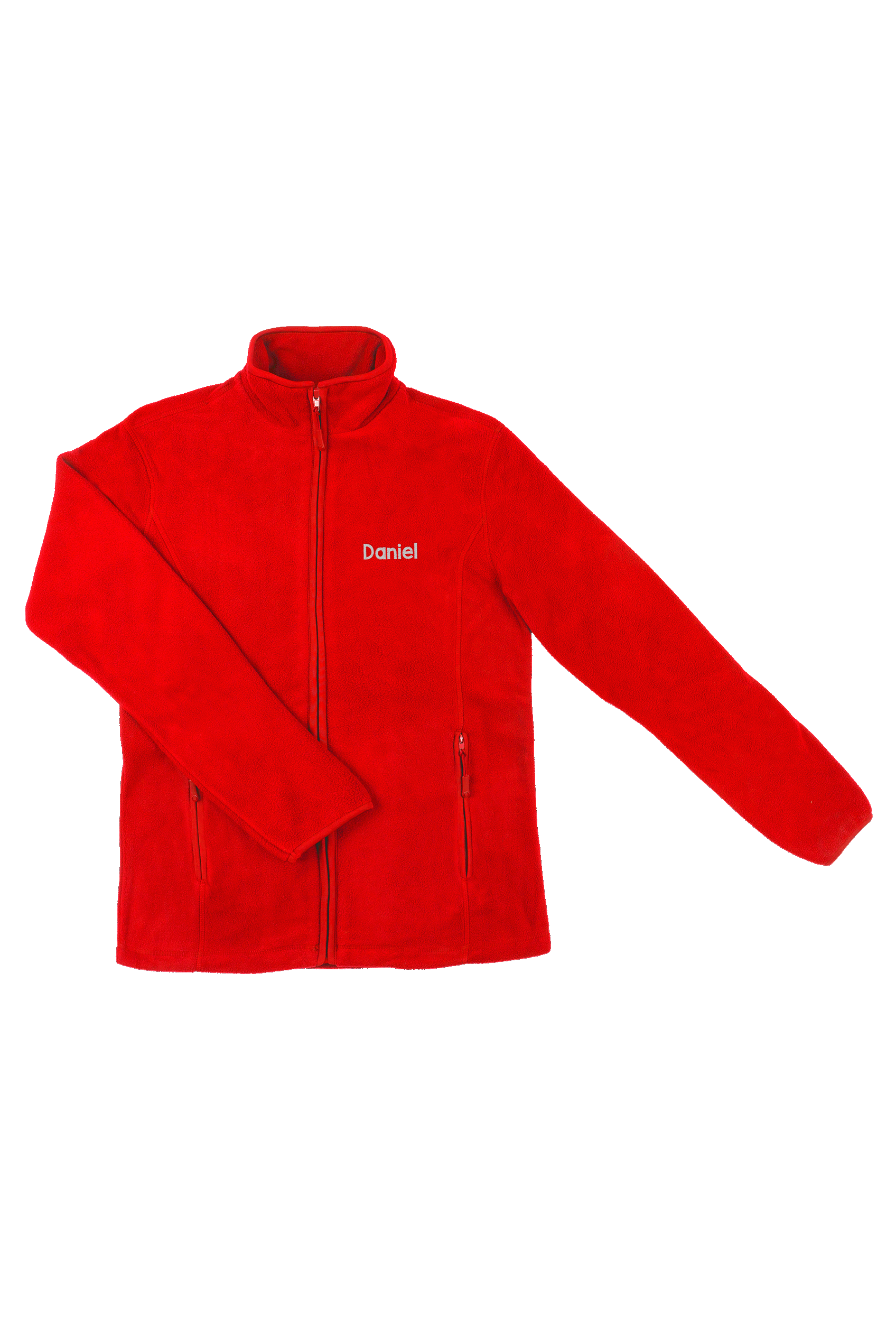 Chaqueta Polar Sanitario Hombre Personalizado – Color Rojo T.E.S-zoom-5