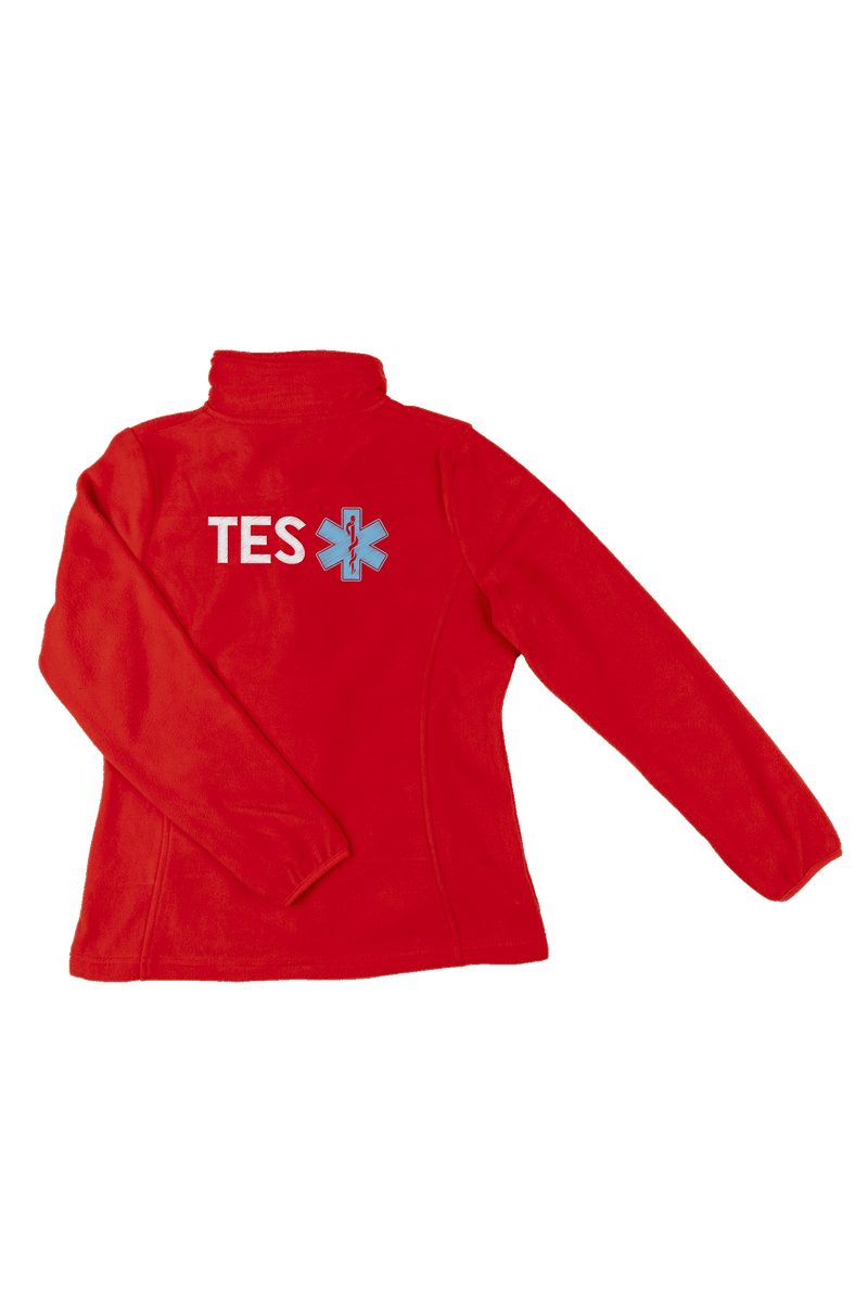 Forro Polar Sanitario Mujer Personalizado – Color Rojo-zoom-