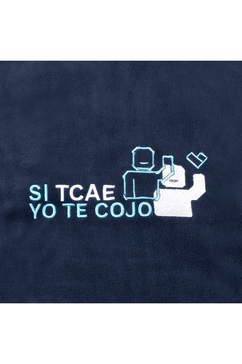 Forro Polar Sanitario Hombre Personalizado – Azul Marino Médico-zoom-