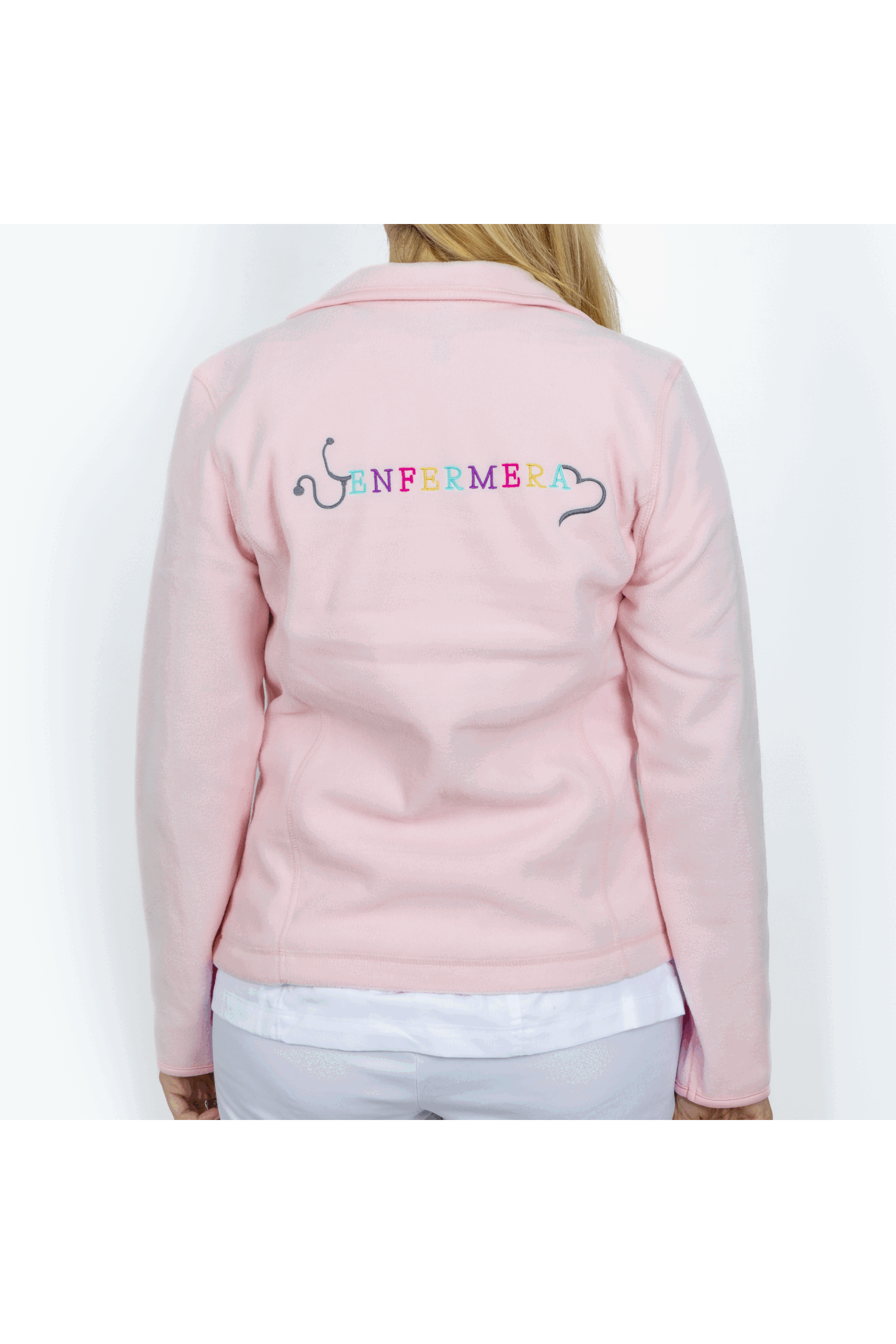 Forro Polar Sanitario Mujer Personalizado – Sweet Rosa Pediatra-3