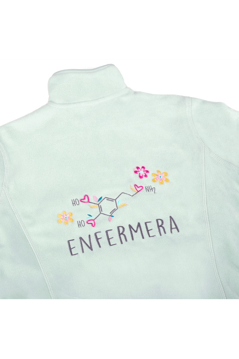Forro Polar Sanitario mujer Personalizado - Sweet Verde Médico-zoom-