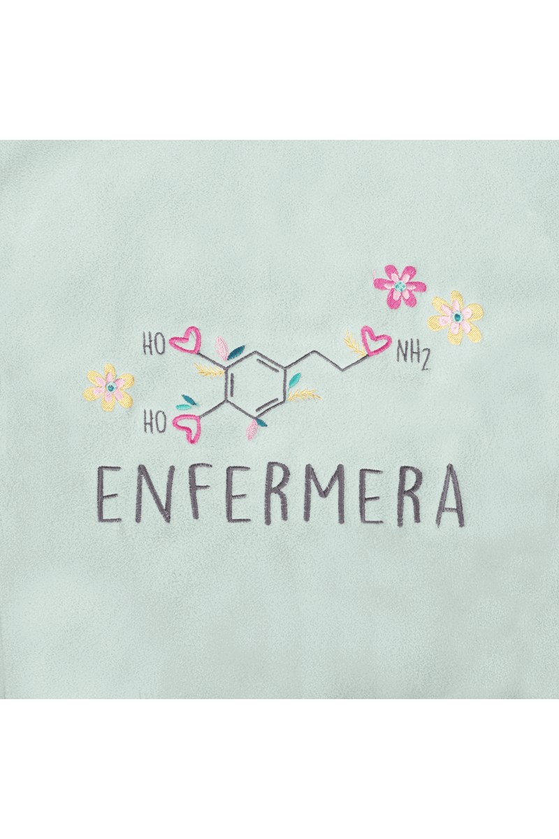 Forro Polar Sanitario mujer Personalizado - Sweet Verde Médico-zoom-