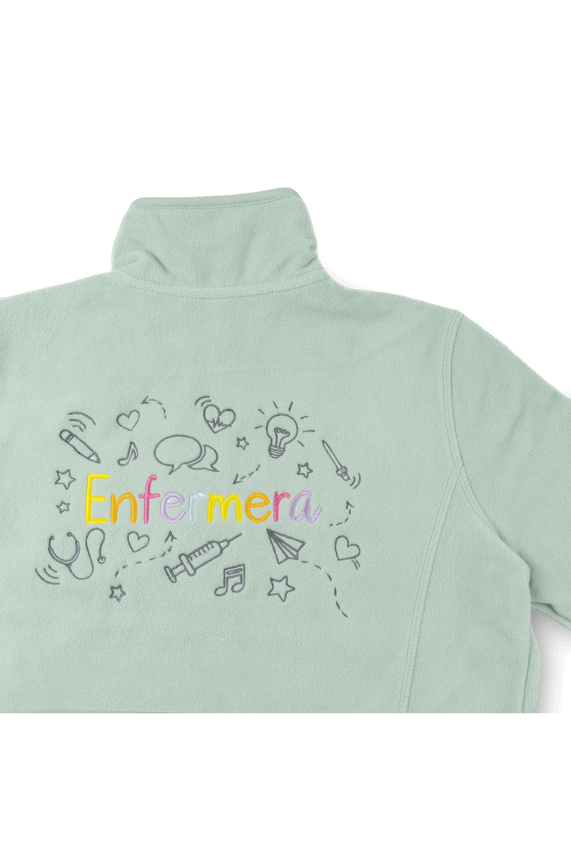 Forro Polar Sanitario mujer Personalizado - Sweet Verde Médico-zoom-