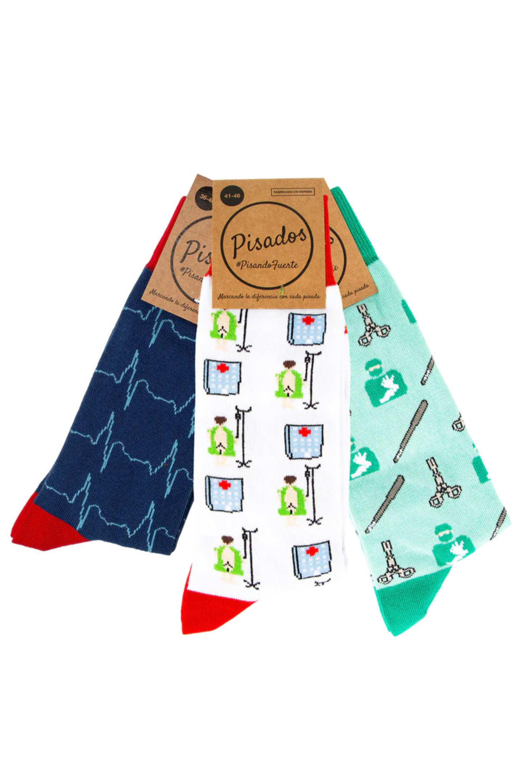 Pack calcetines tobilleros - Blue Healthy Tools, Sin anestesia y Culito sano