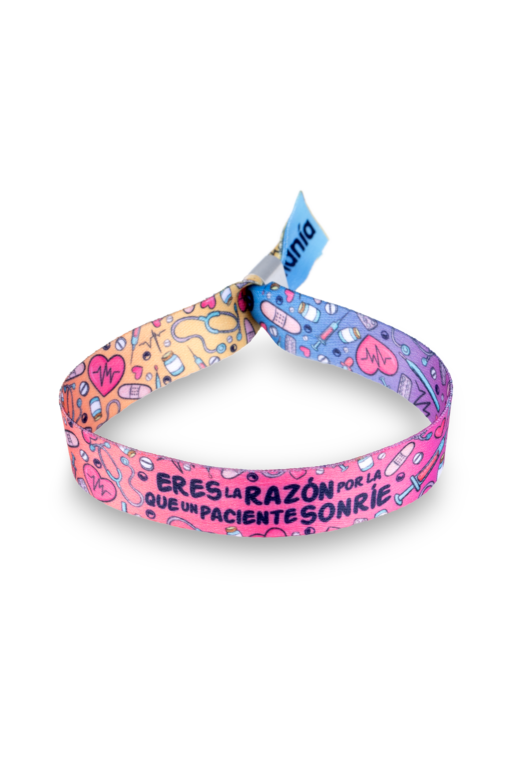 Pulsera estampada enfermera - Colorful-1