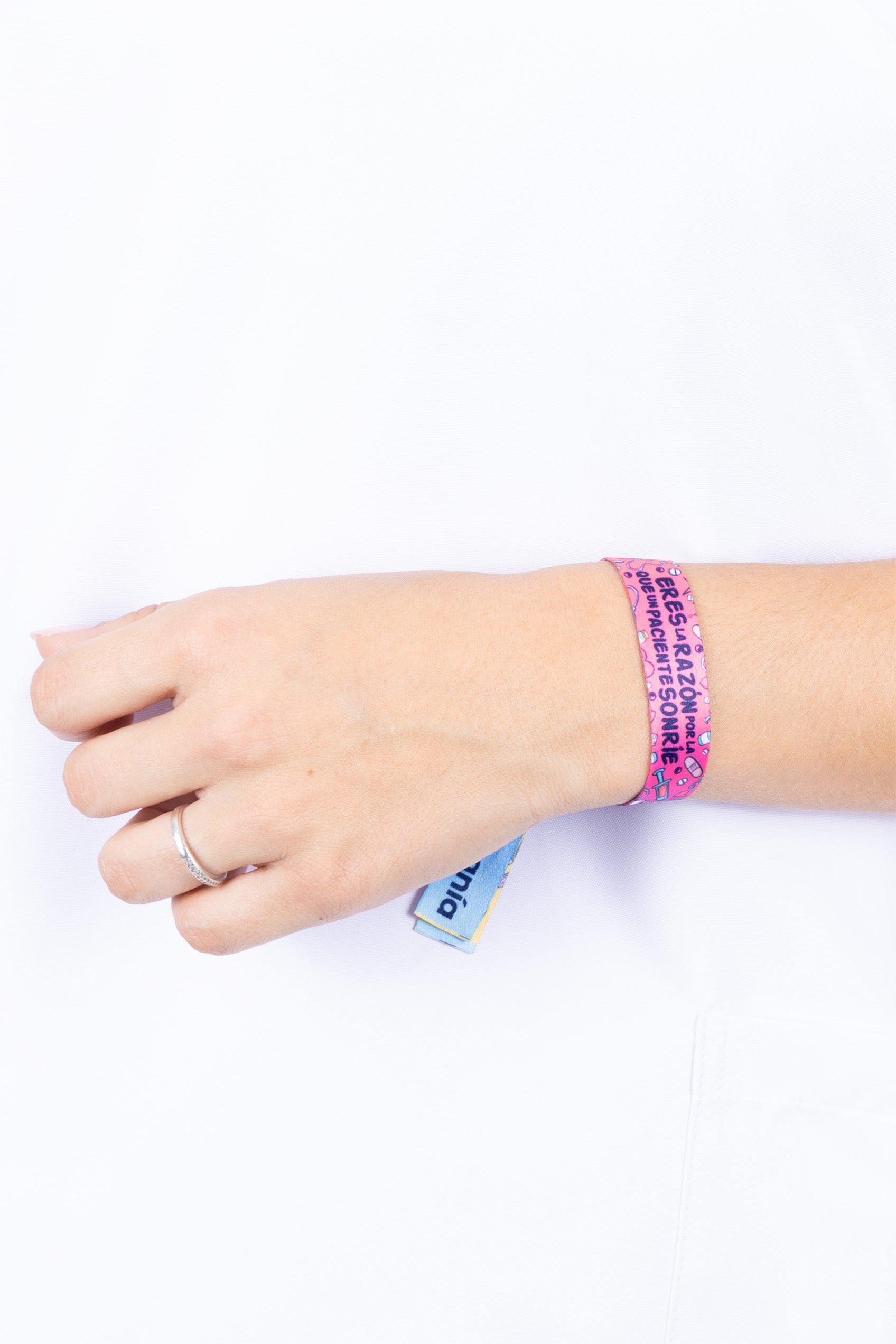 Pulsera estampada enfermera - Colorful-2