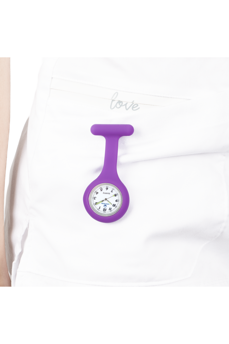 Reloj Silicona Enfermera - Colores lisos-zoom-