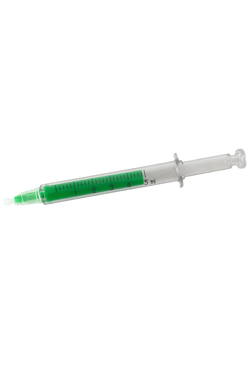 Marcadores fluorescentes finos - Jeringuilla-zoom-