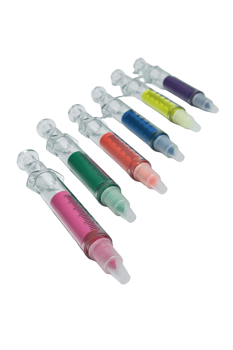 Rotuladores fluorescentes gruesos - Jeringuilla-zoom-