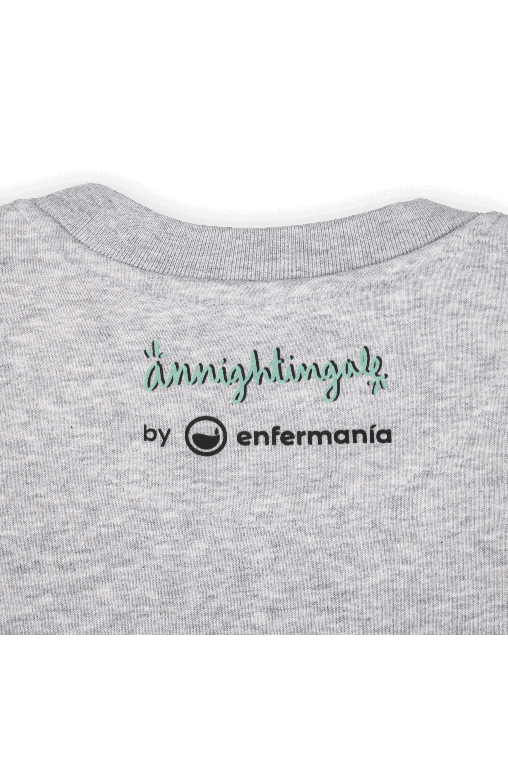 Sudadera estampado enfermeril - Gris-zoom-4