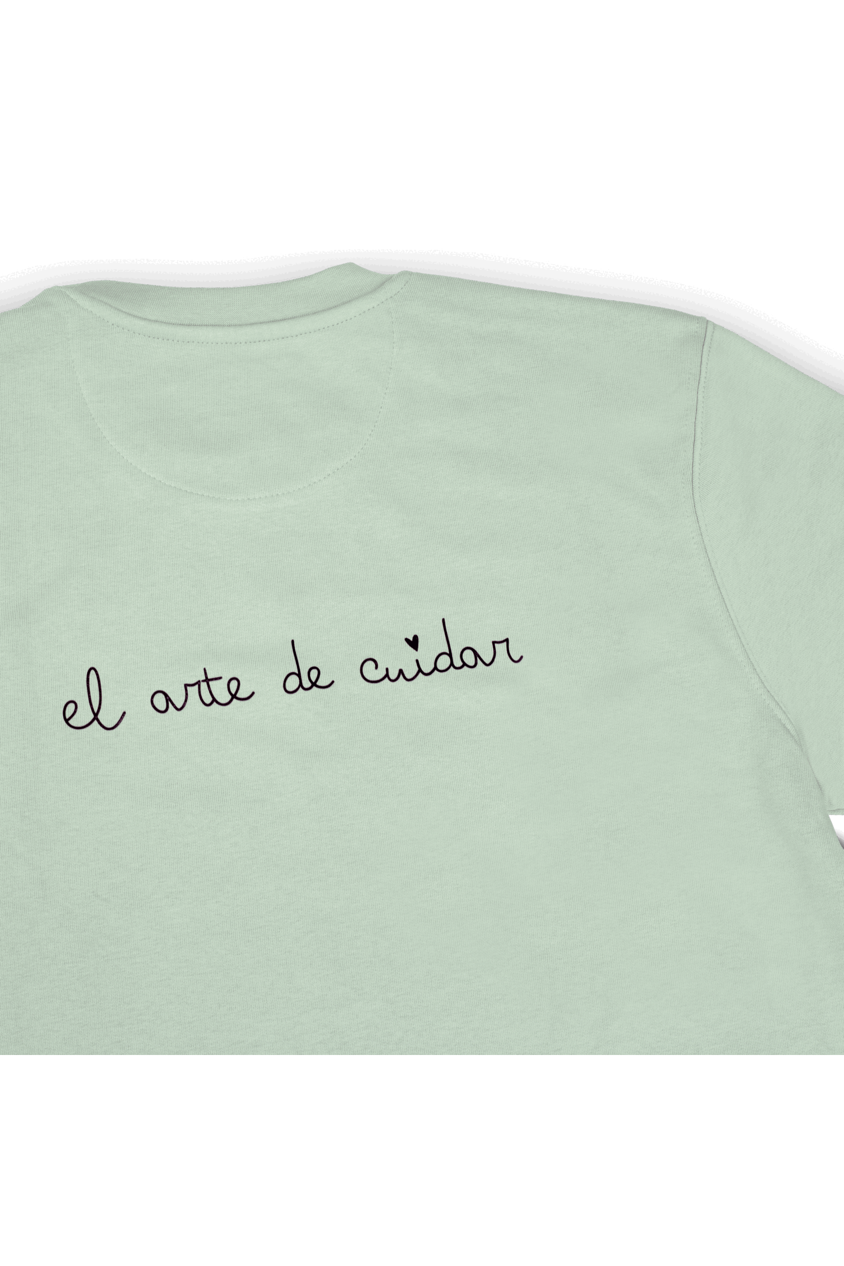 Sudadera verde estampado sanitario-zoom-2