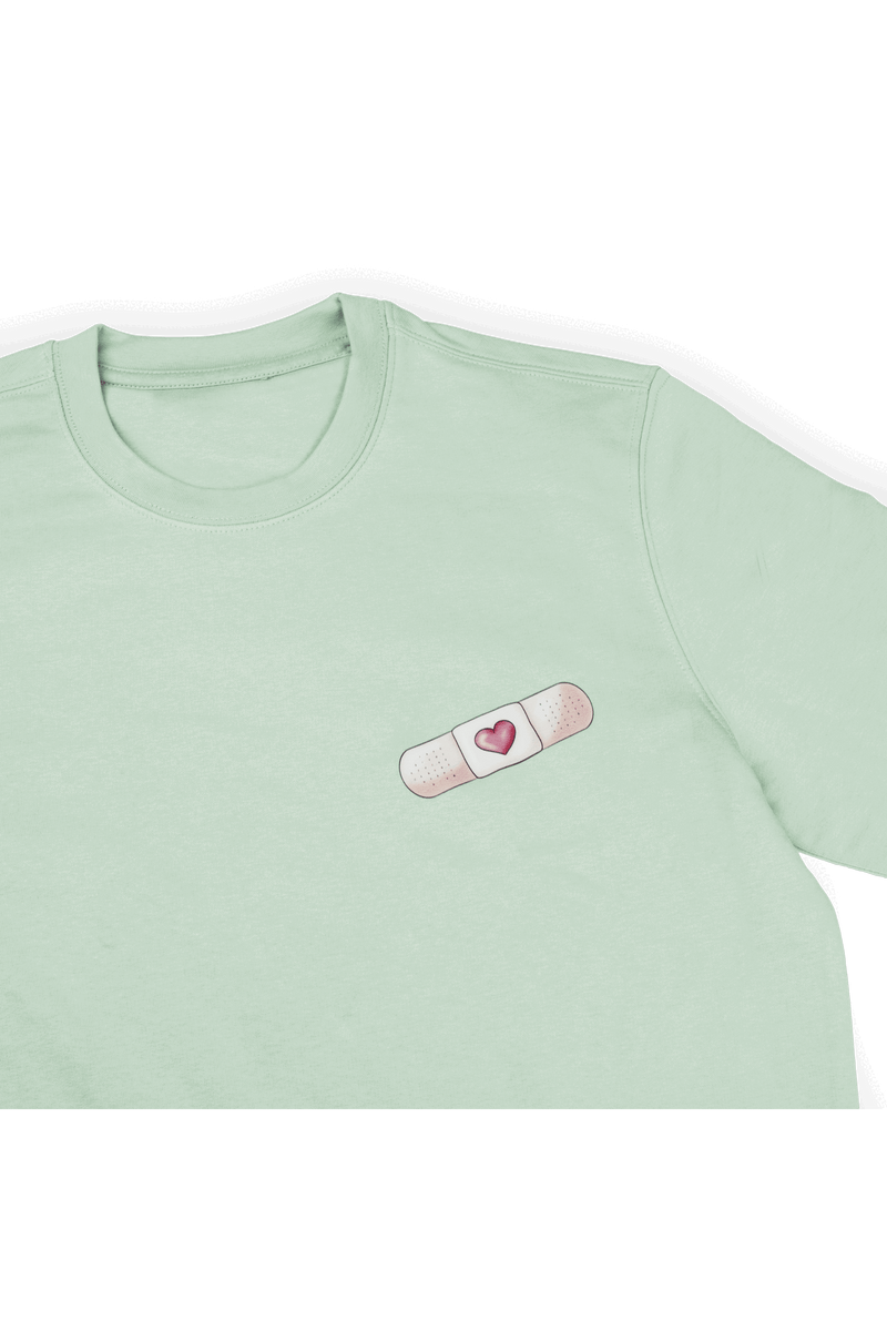 Sudadera verde estampado sanitario-zoom-