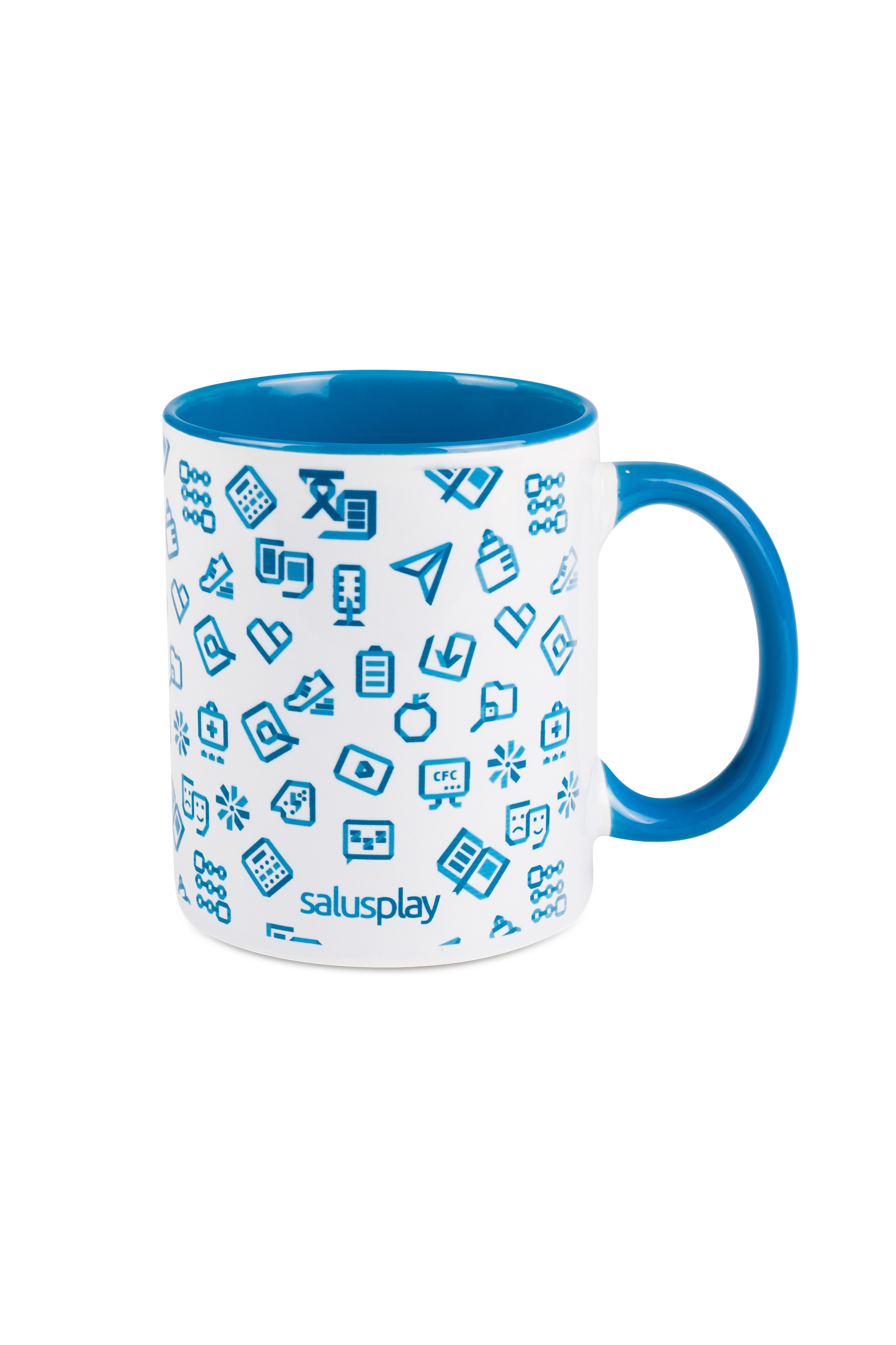 Light blue ceramic mug - SalusPlay-2