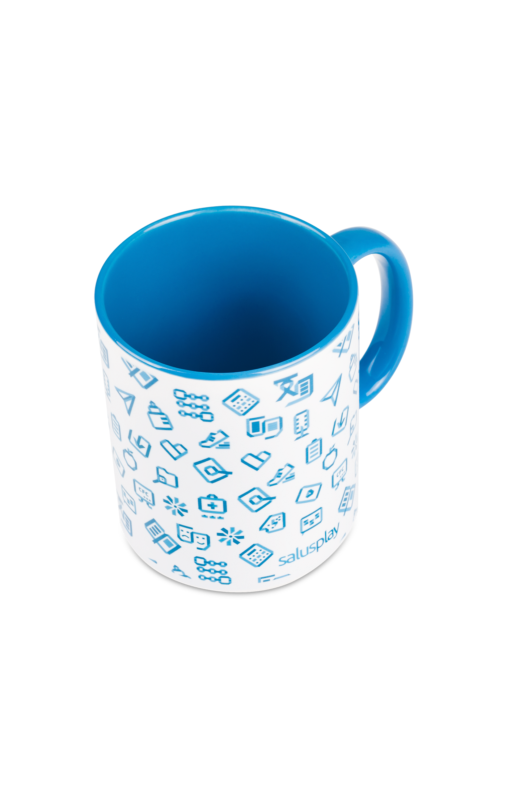Light blue ceramic mug - SalusPlay-3