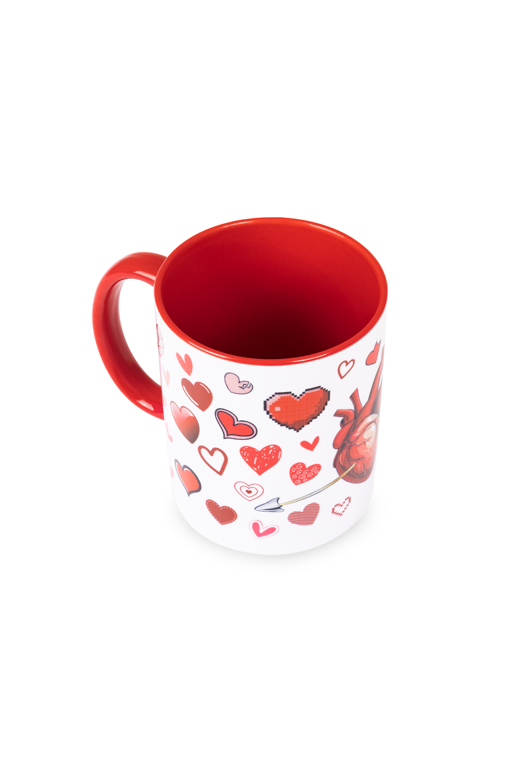 Taza cerámica roja - Amor Propio-3