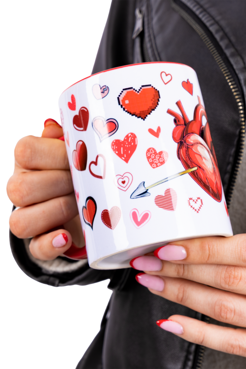 Taza cerámica roja - Amor Propio-zoom-