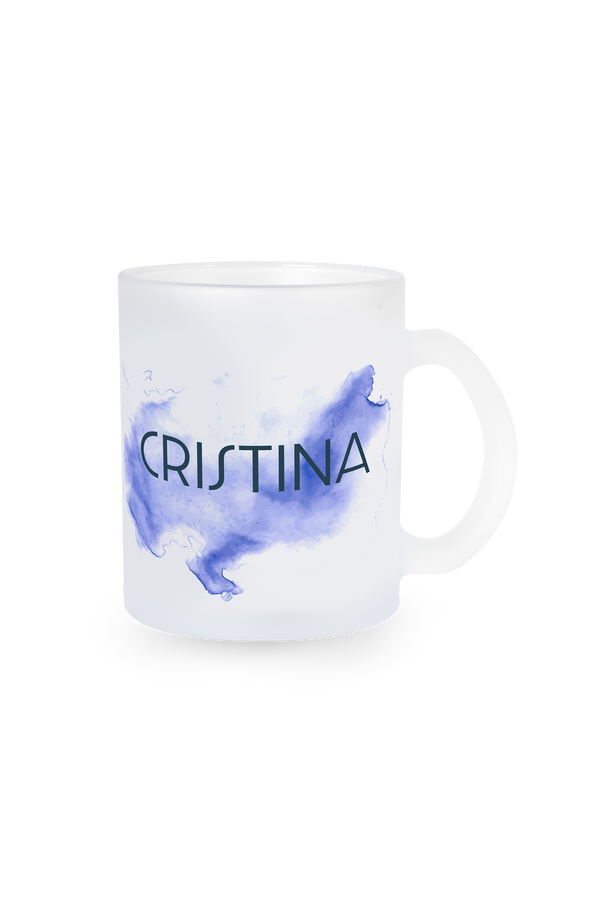 Taza cristal translúcida - Caduceo Farmacia
