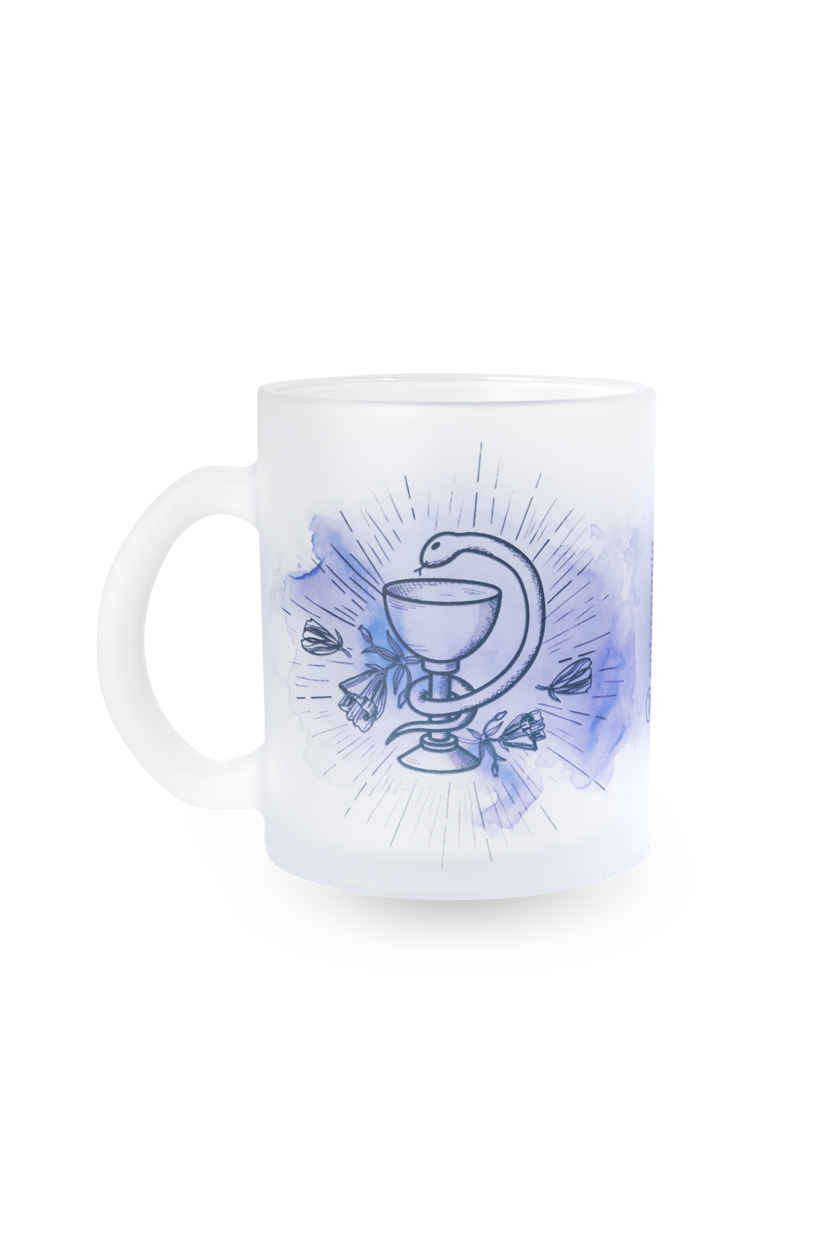 Taza cristal translúcida - Caduceo Farmacia-zoom-5