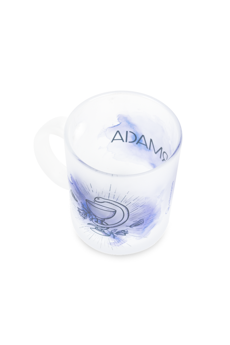 Taza cristal translúcida - Caduceo Farmacia-zoom-