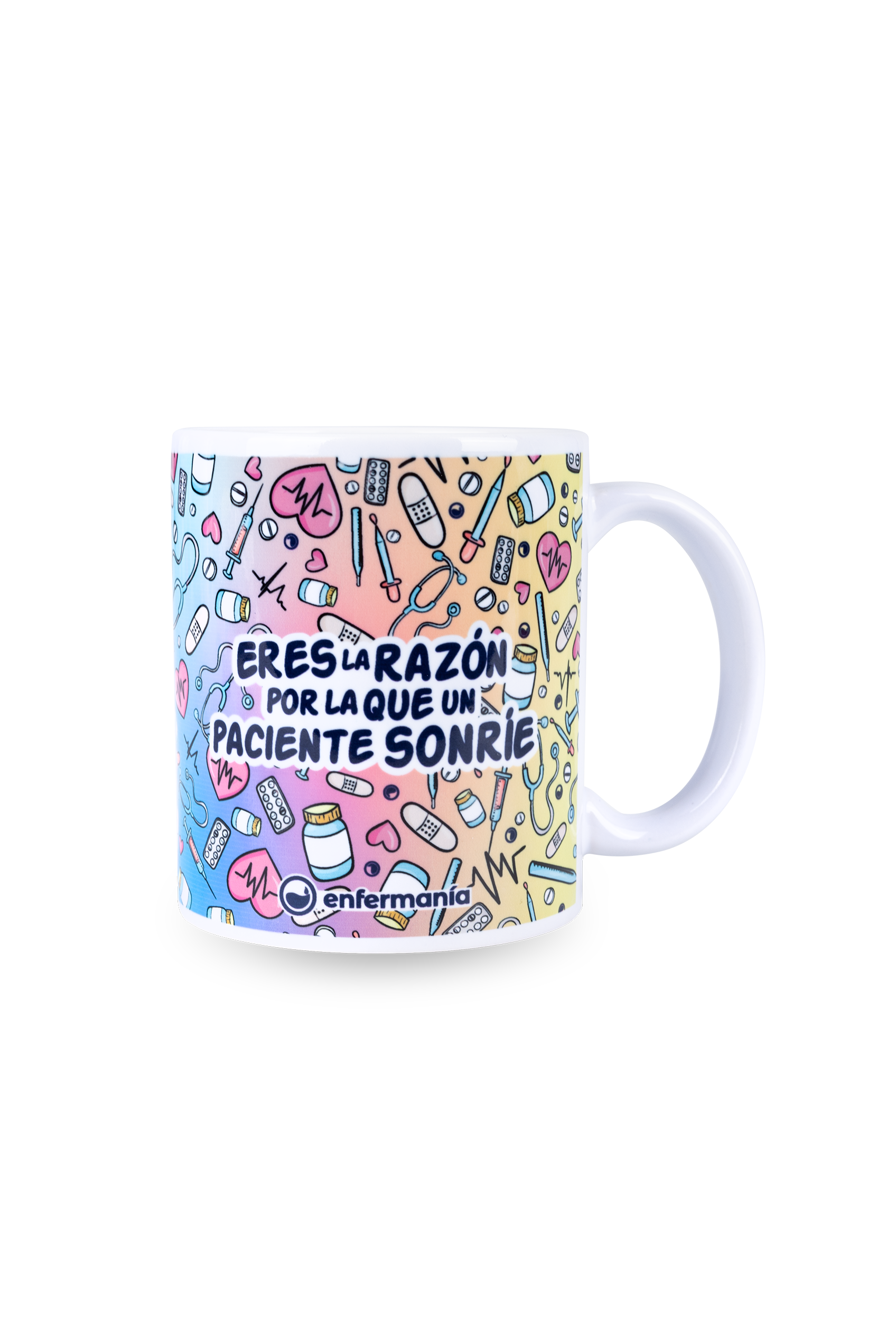 Taza cerámica blanca - Colorful-zoom-5