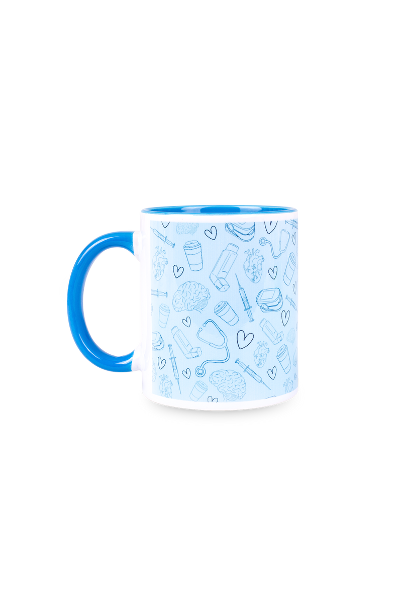 Taza cerámica azul claro - @elartedecuidar_-zoom-