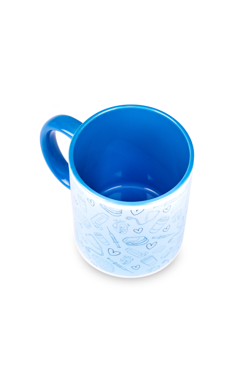 Taza cerámica azul claro - @elartedecuidar_-zoom-