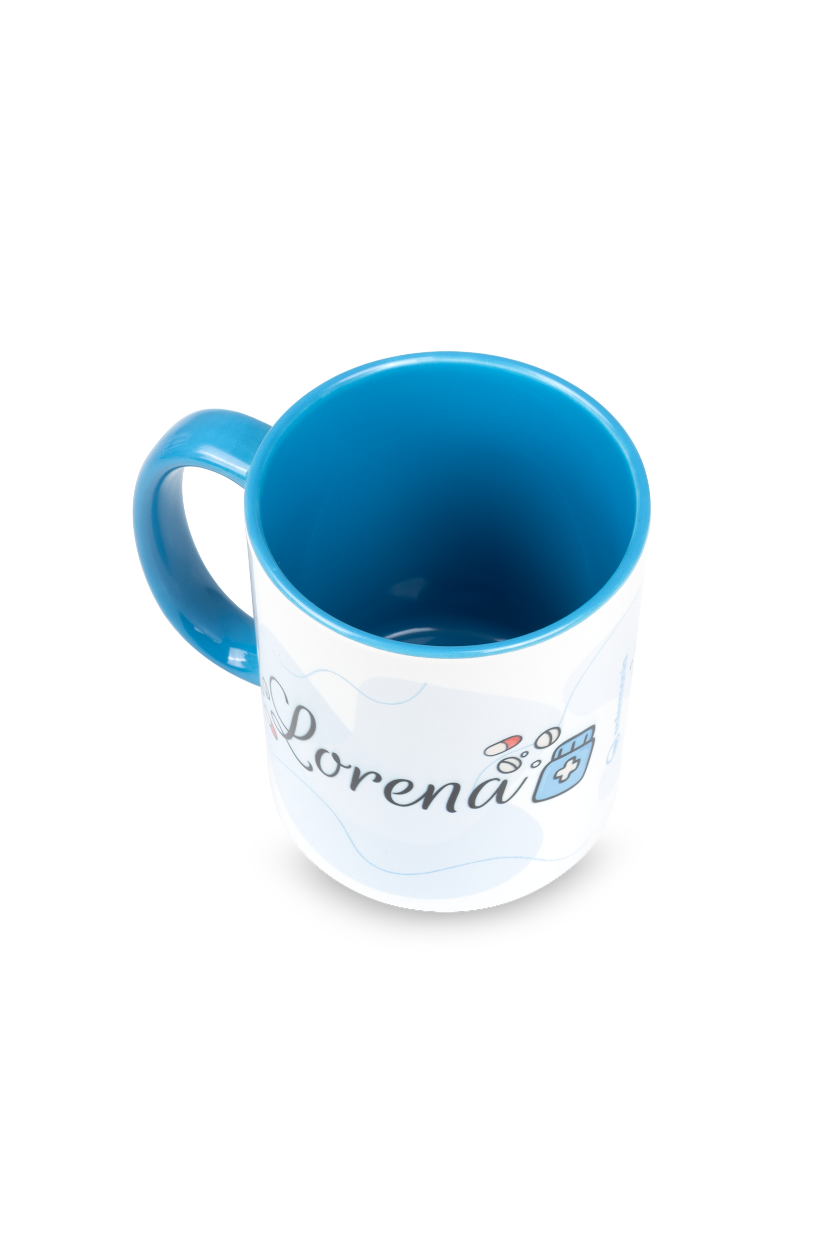 Taza cerámica personalizable azul claro - Farmacéutico-zoom-4