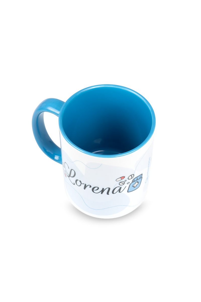 Taza cerámica personalizable azul claro - Farmacéutico-zoom-