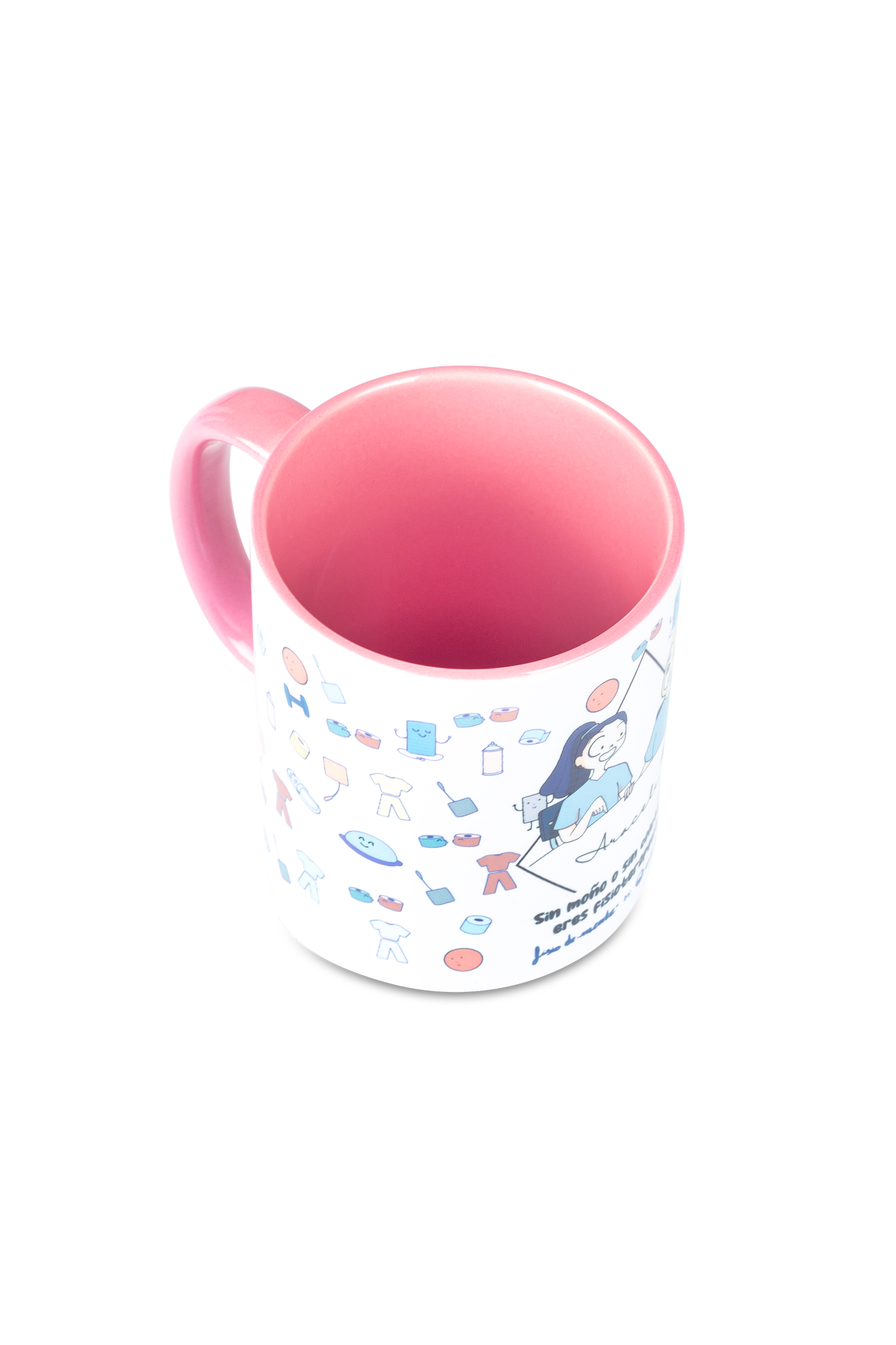 Taza cerámica personalizable rosa - Eres fisioterapeuta-zoom-4