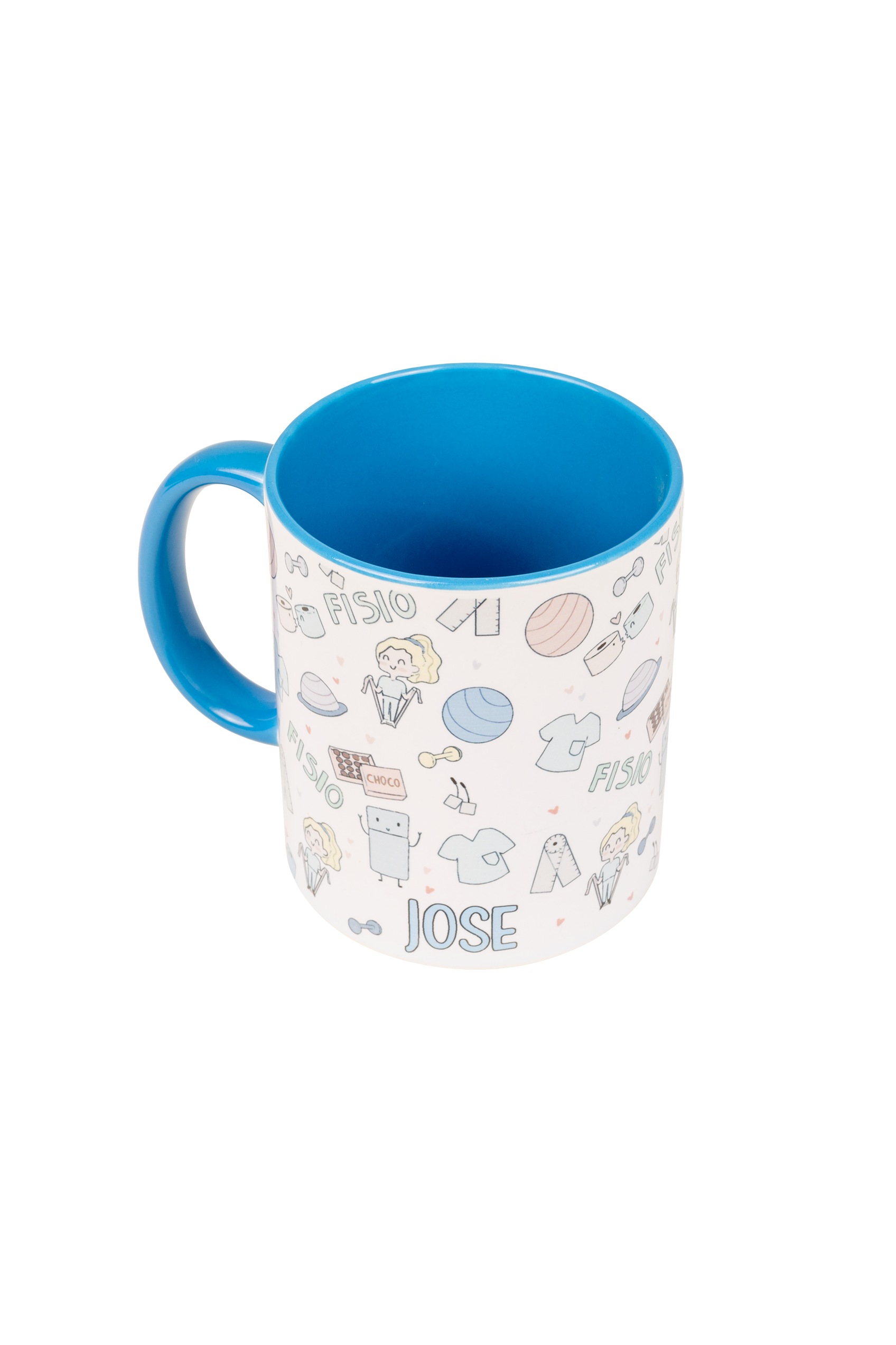 Taza cerámica personalizable azul claro - Fisio Pastel-zoom-4