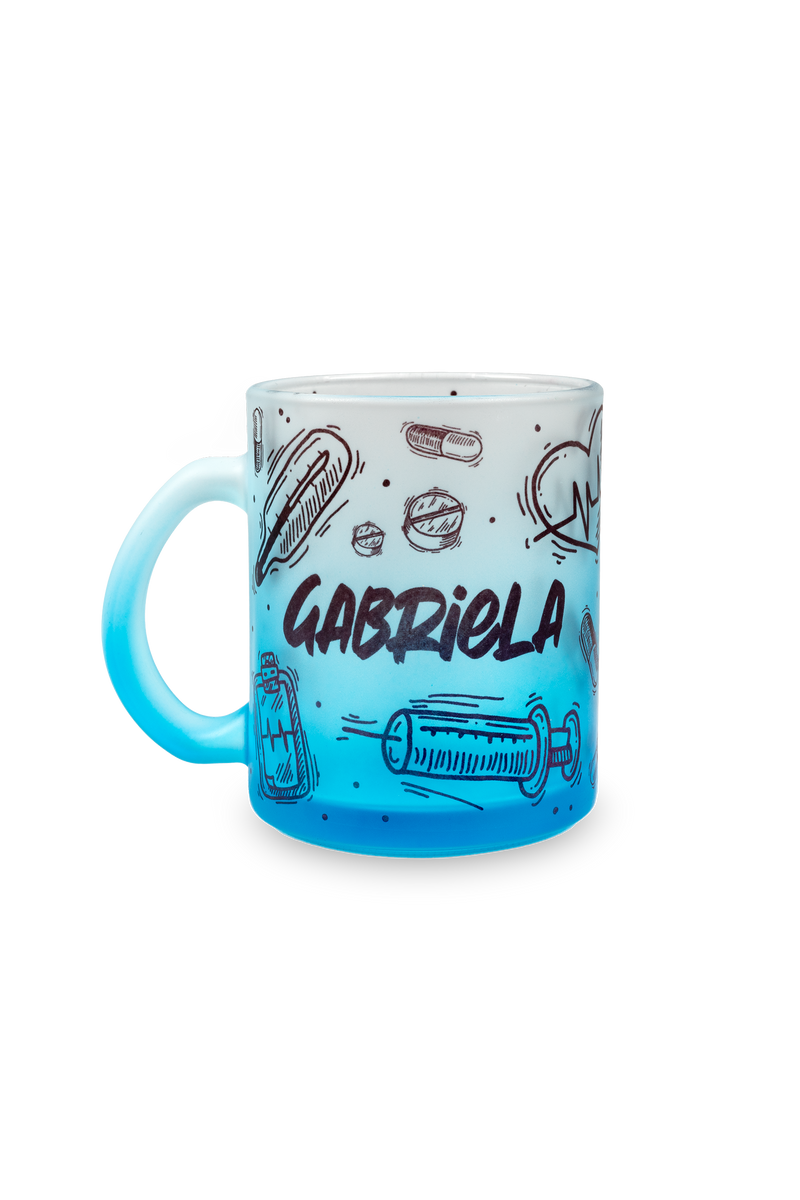 Taza cristal translúcida azul – Motion Collection-zoom-