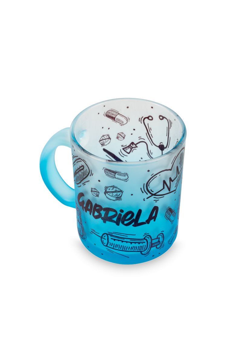 Taza cristal translúcida azul – Motion Collection-zoom-