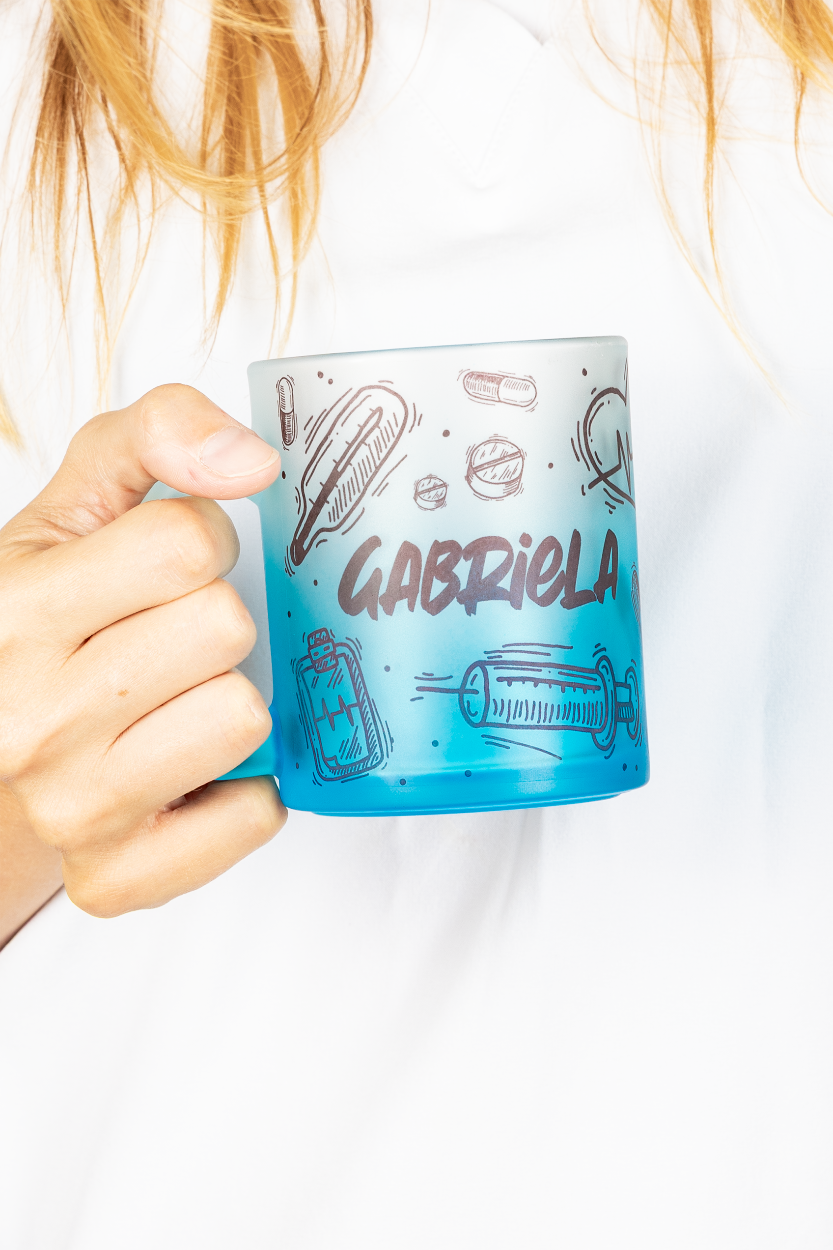 Taza cristal translúcida azul – Motion Collection-zoom-2