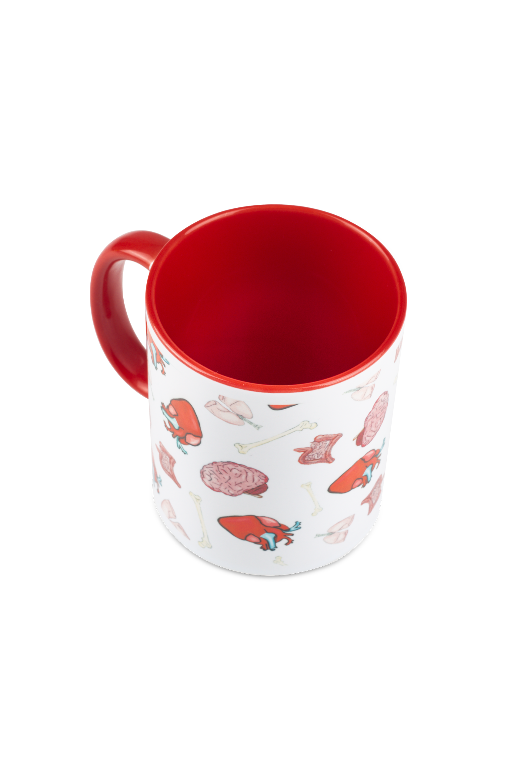 Taza cerámica roja - Colección Órganos-zoom-4