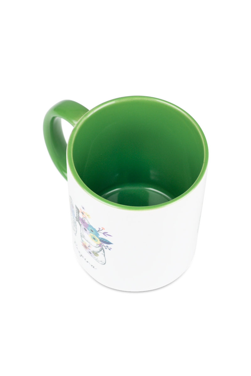 Taza Cerámica Verde - Pulmones-zoom-