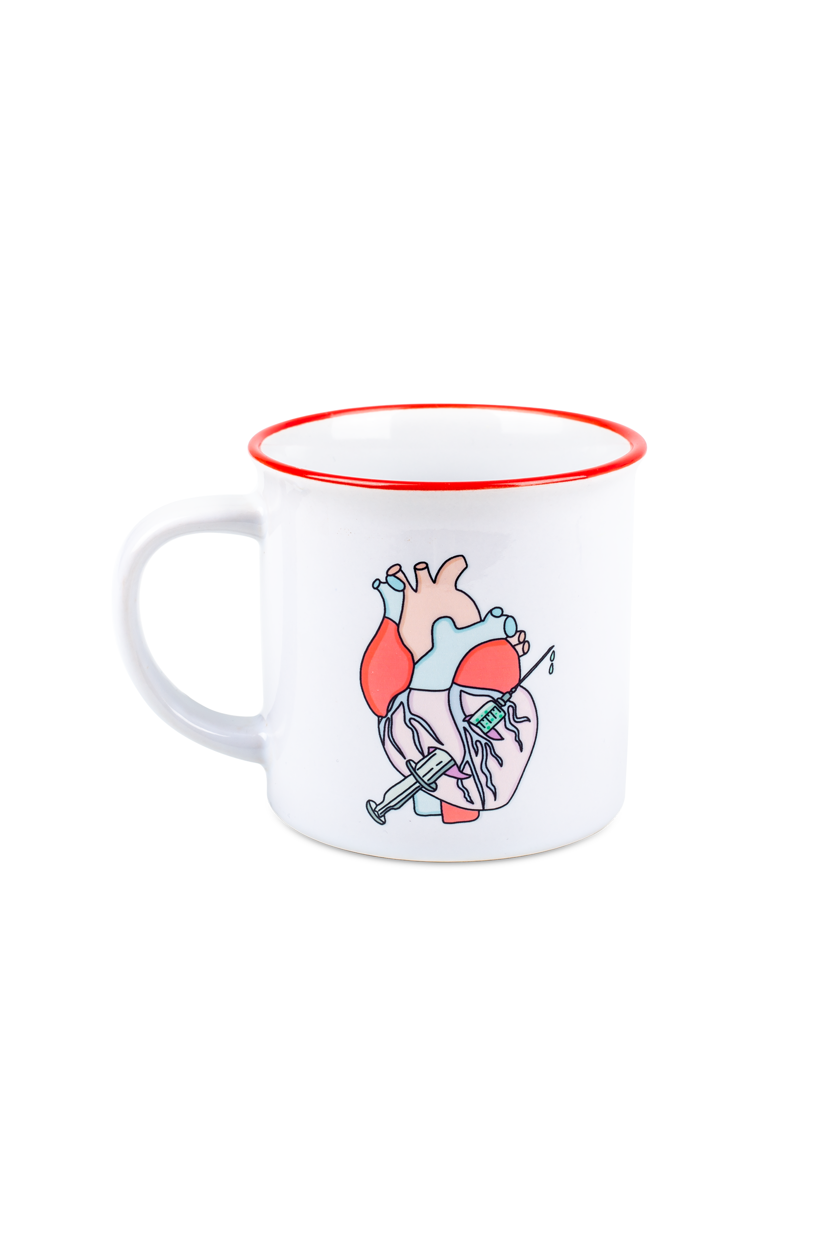 Taza cerámica vintage roja - Rebelheart Col. @anni.ghtingale