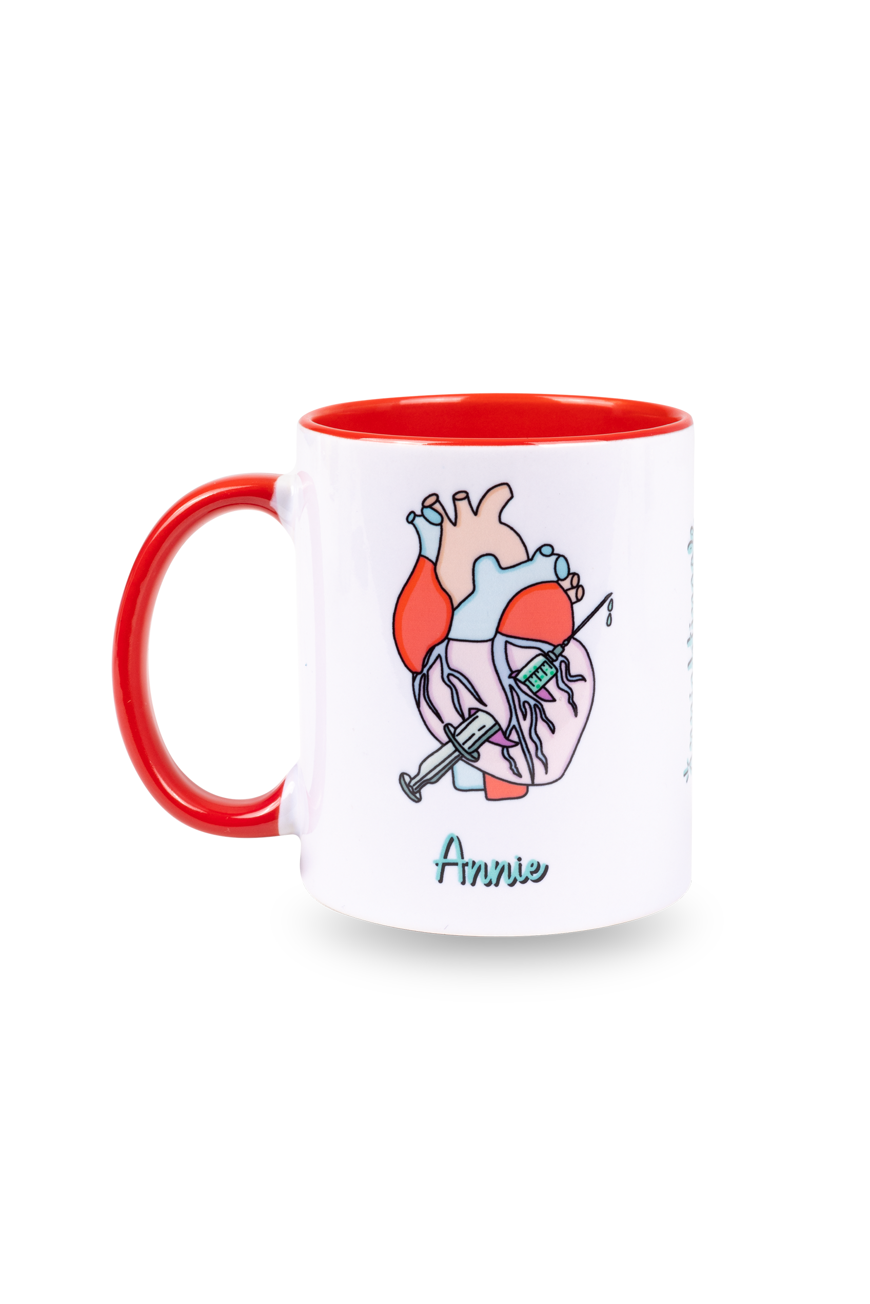 Taza cerámica personalizable roja - Rebelheart Col. @anni.ghtingale-1