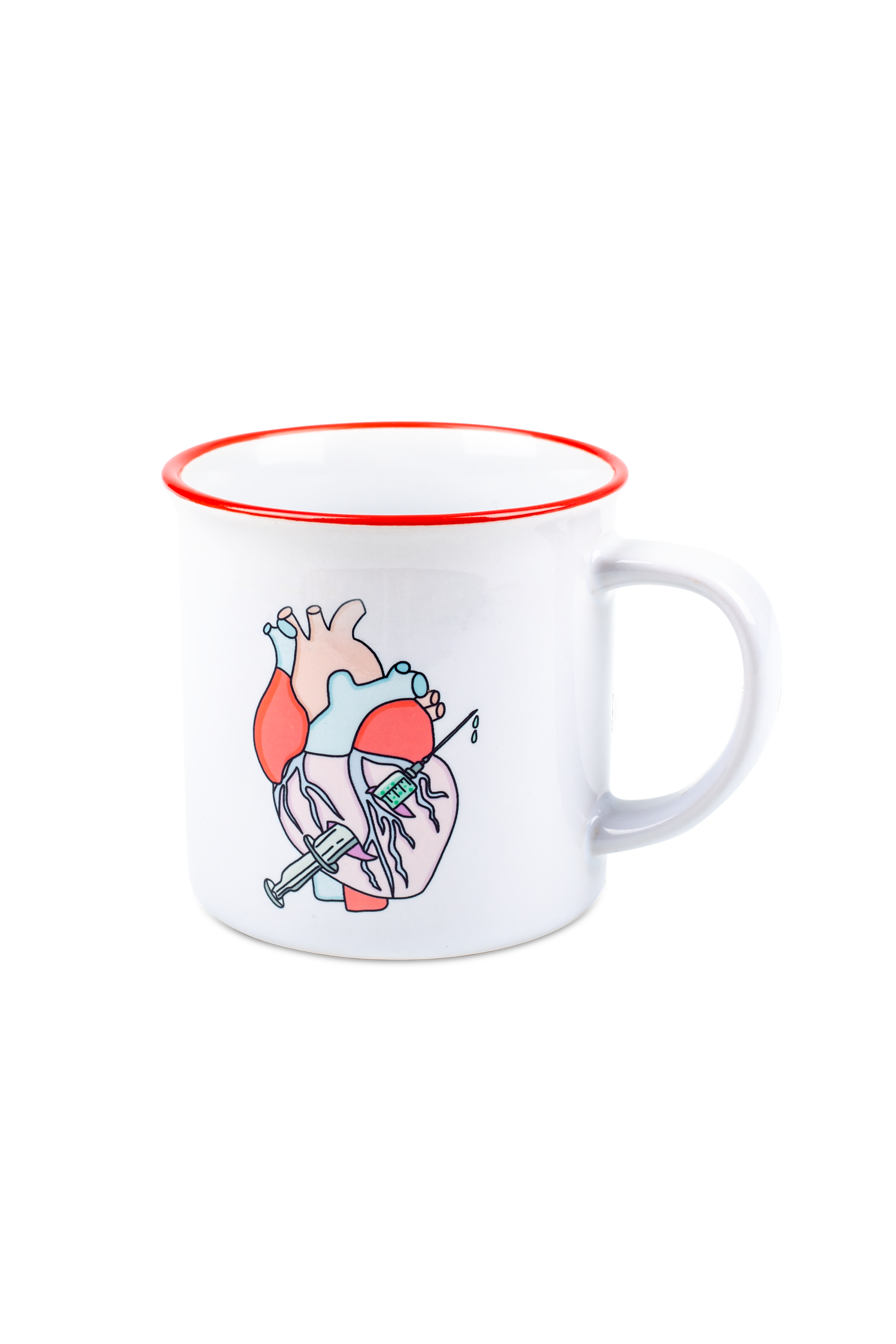 Taza cerámica vintage roja - Rebelheart Col. @anni.ghtingale-3