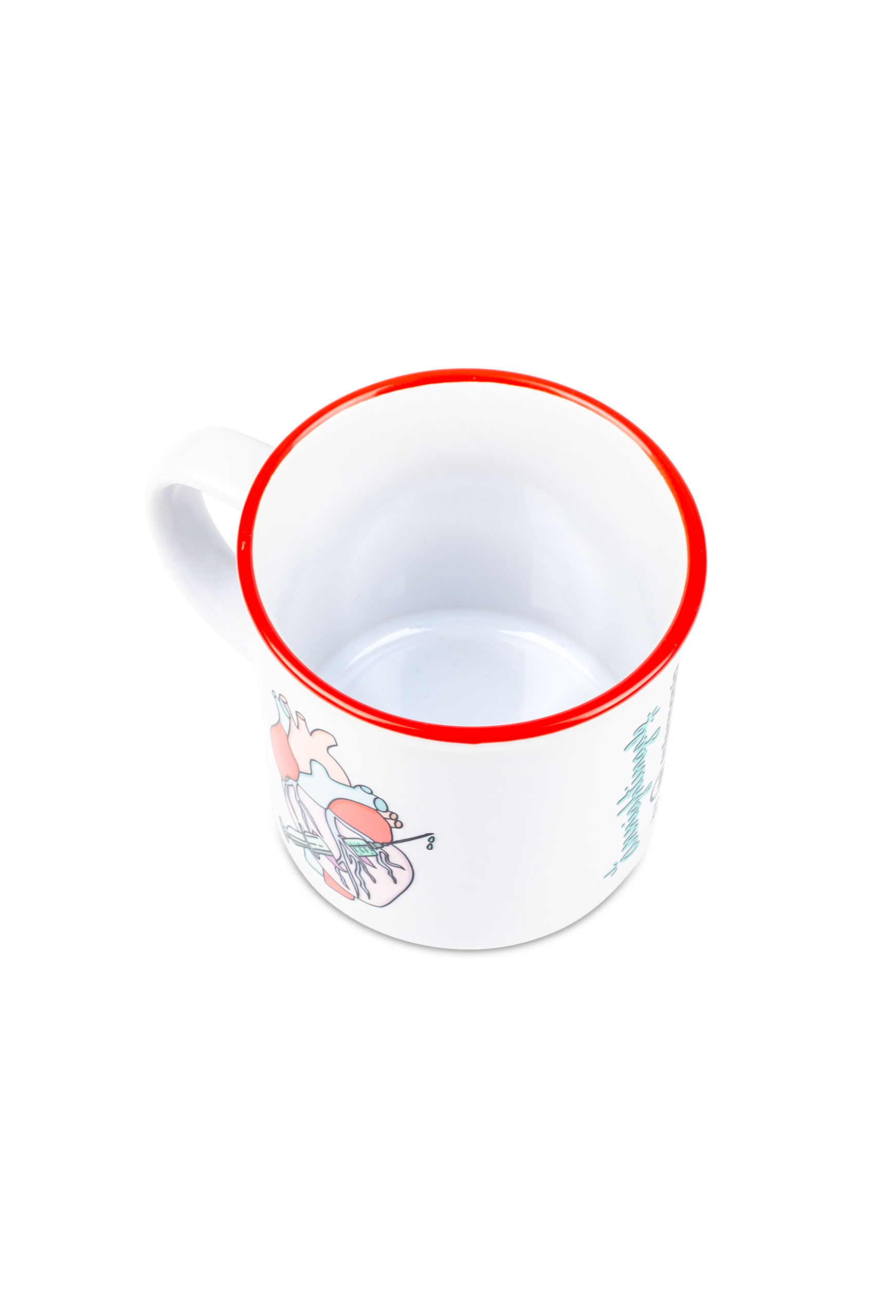 Taza cerámica vintage roja - Rebelheart Col. @anni.ghtingale-4