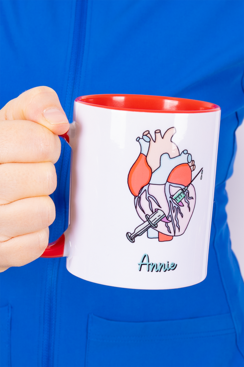 Taza cerámica personalizable roja - Rebelheart Col. @anni.ghtingale-zoom-