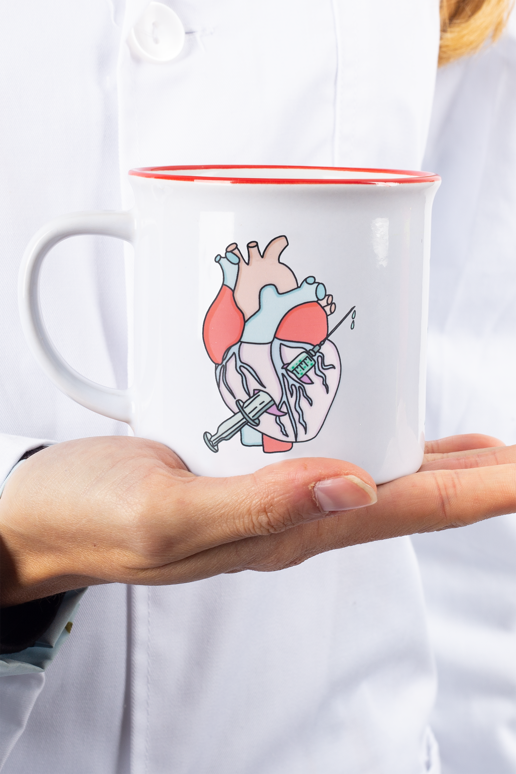 Taza cerámica vintage roja - Rebelheart Col. @anni.ghtingale-2