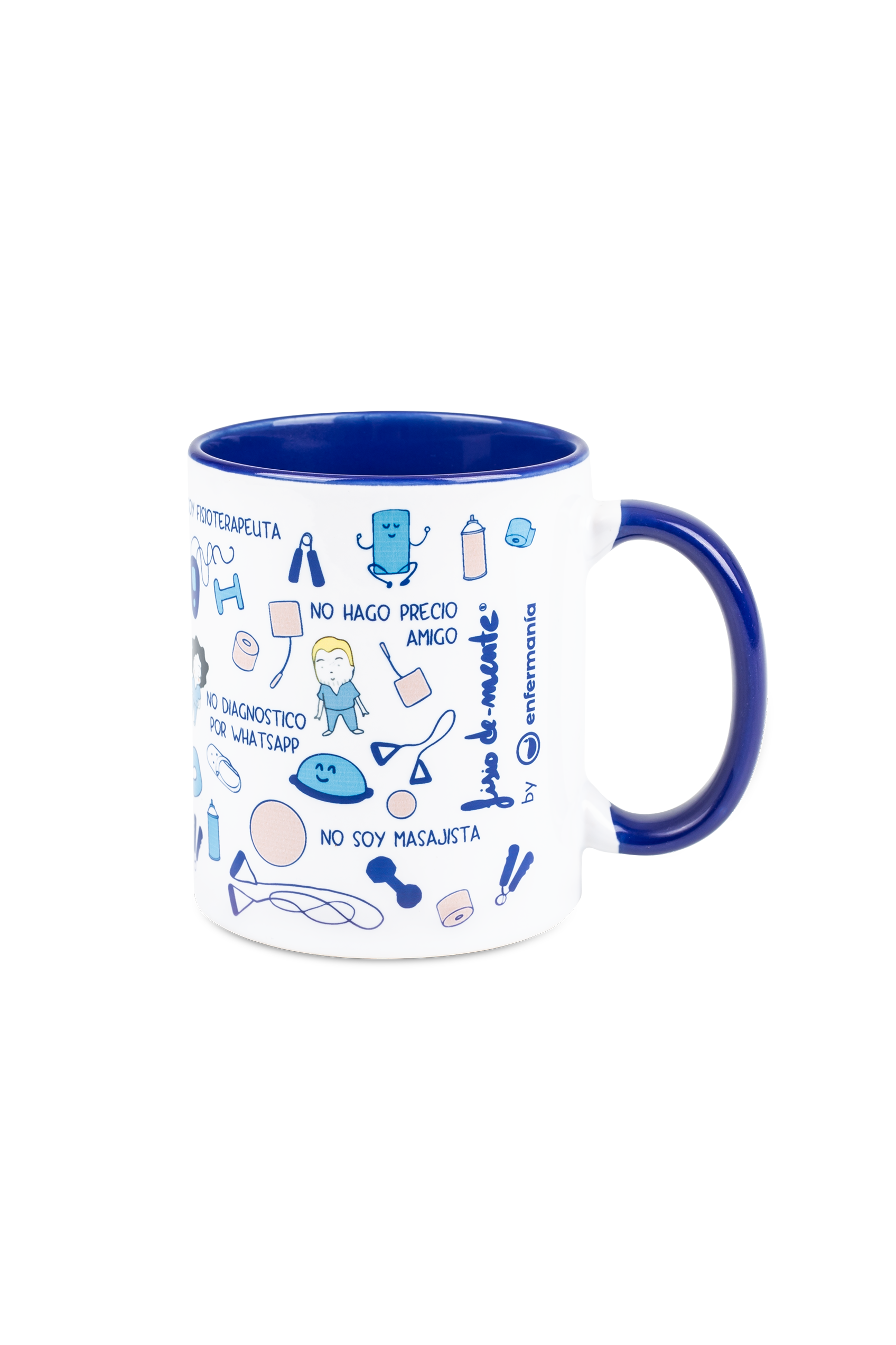 Taza cerámica personalizable azul marino - fisiode_mente-zoom-4