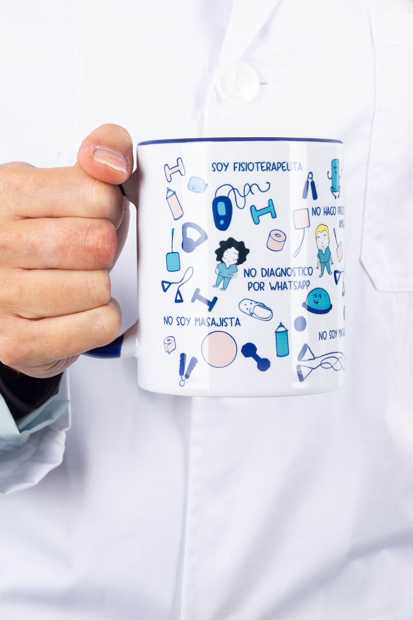 Taza cerámica personalizable azul marino - fisiode_mente-zoom-2
