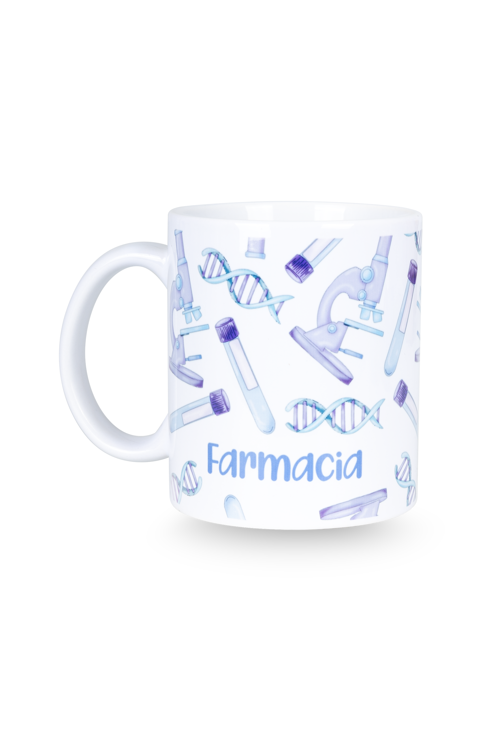 Taza cerámica blanca - Laboratorio Farmacia-4