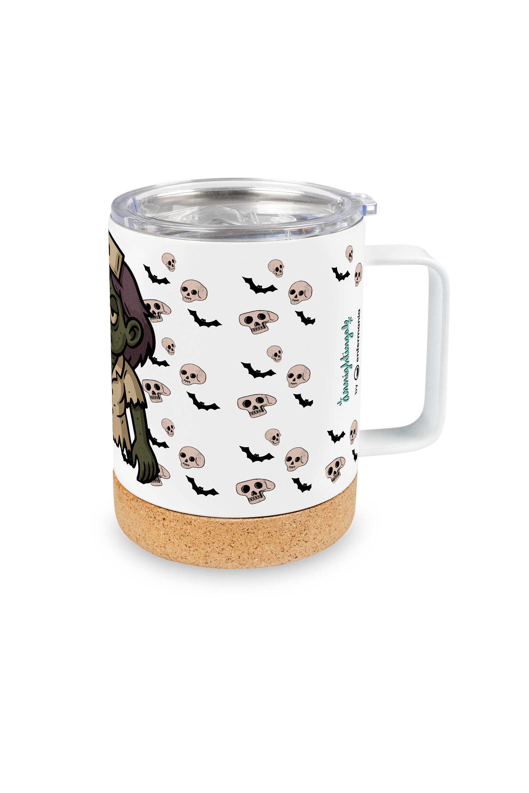 Taza con tapa @annigh.tingale Halloween-4