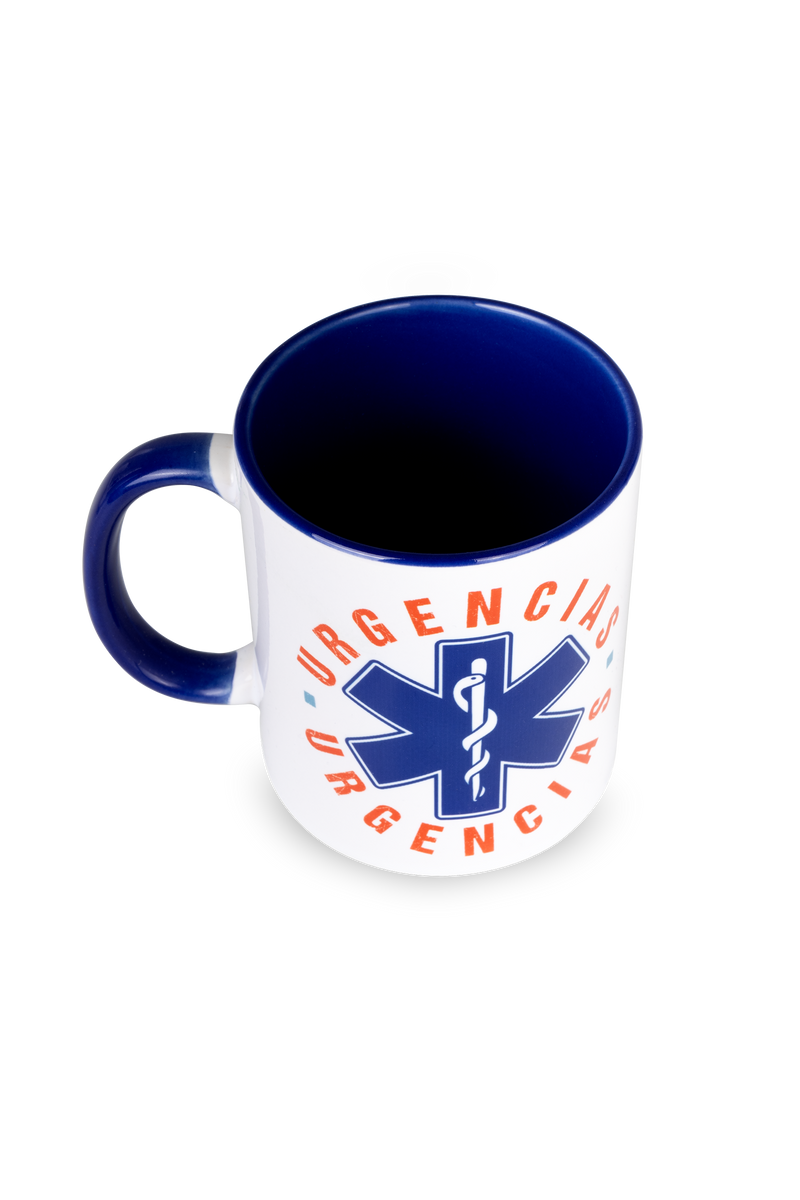 Taza cerámica azul marino - Urgencias-zoom-