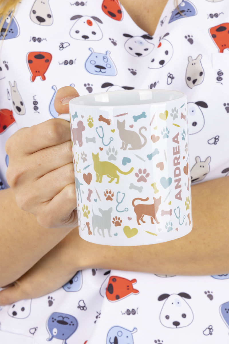 Taza cerámica blanca - Vets Collection-zoom-