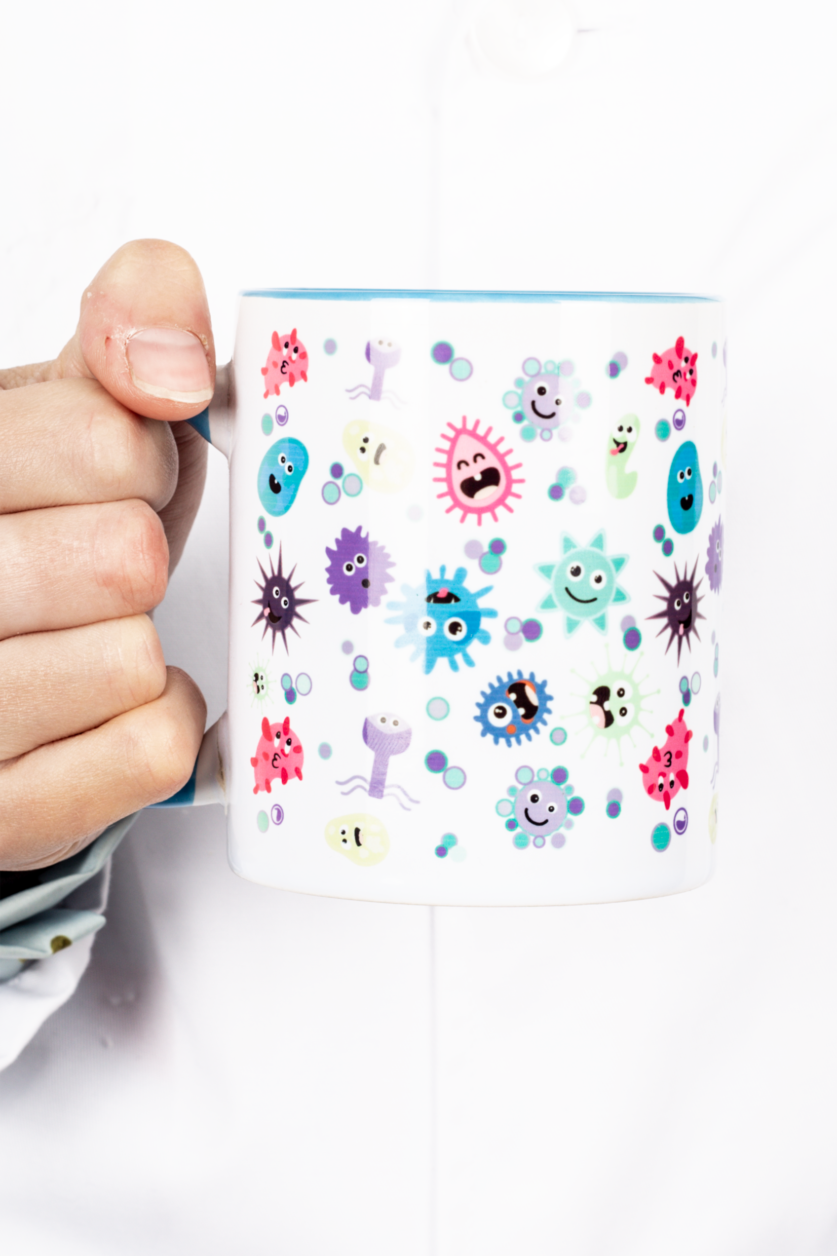 Taza cerámica personalizable azul claro - Virus-zoom-4