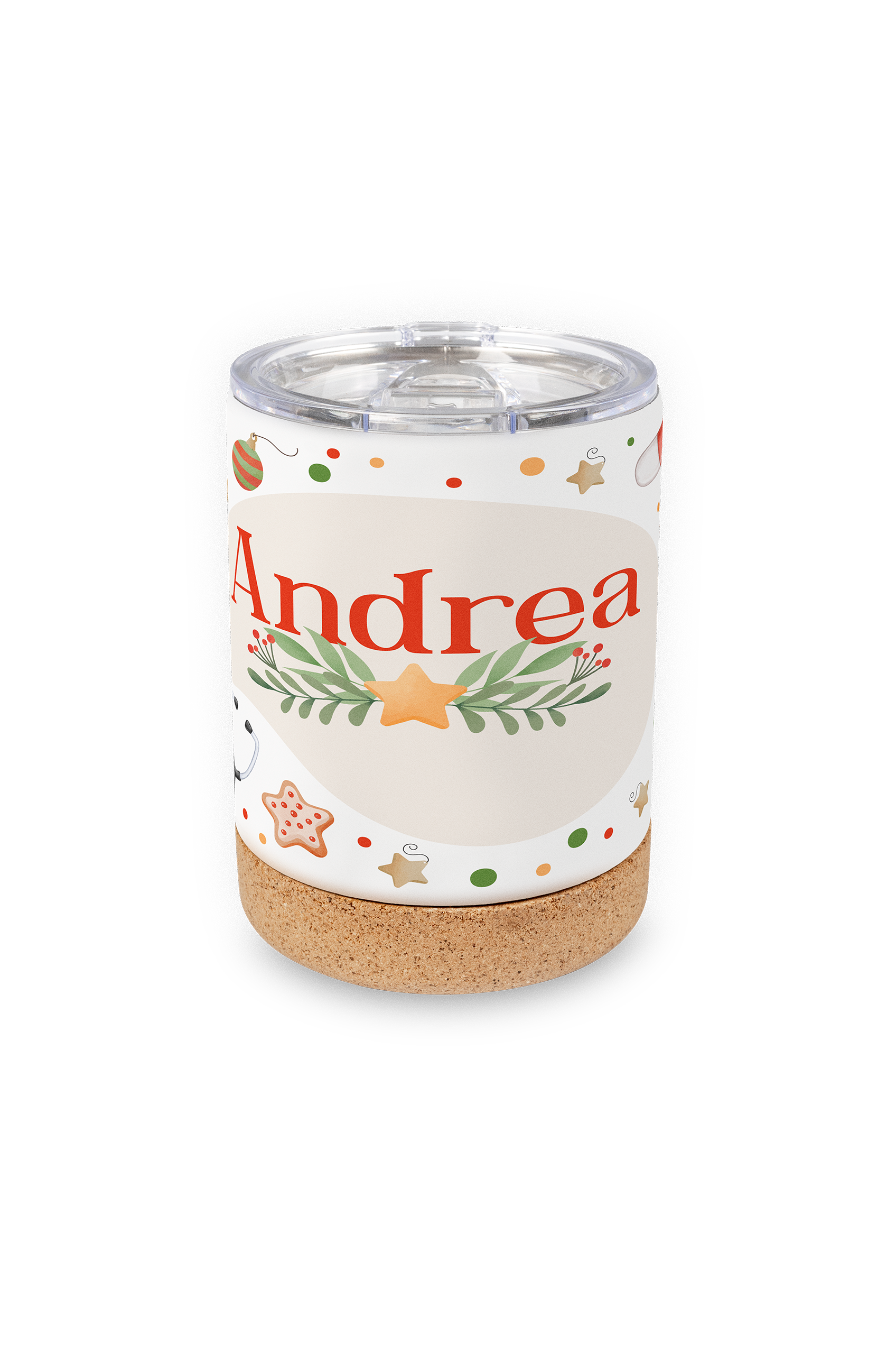 Taza térmica con tapa Navidad